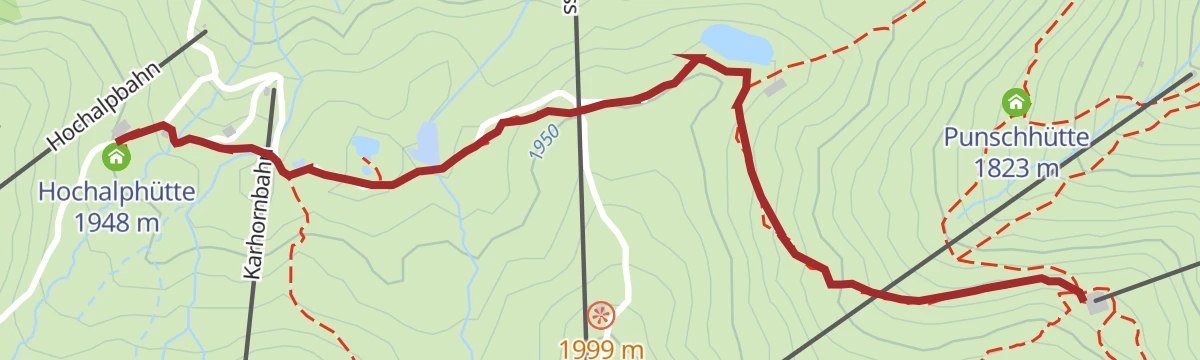 Route map: Warth | Vom Steffisalp-Express zur Hochalphütte
